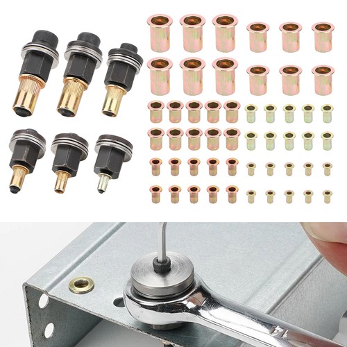 58pcs manual rivet - nut, tool