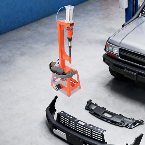 Pneumatic brake pad riveting - pneumatic,